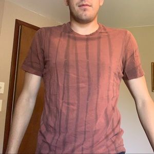 Lululemon mens casual tshirt size medium brown